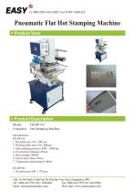 Hot Stamping Machine: Pneumatic Flat Hot Stamping Machine