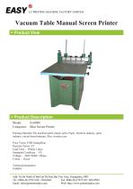 Vacuum Table Manual Screen Printer