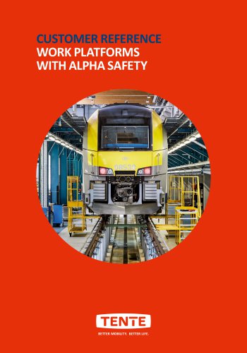 WORK PLATFORMS WITH ALPHA SAFETY