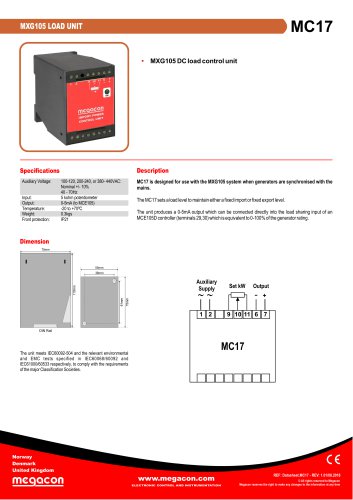 MXG105 LOAD UNIT