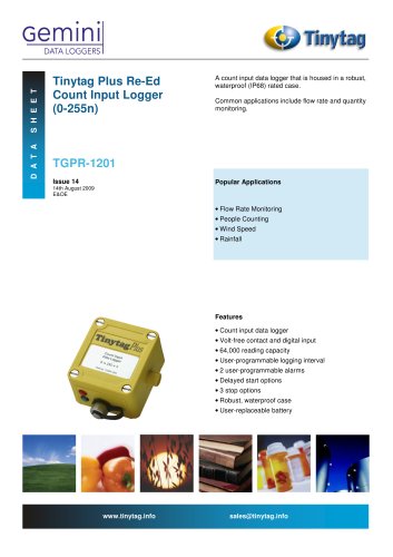 count input data logger