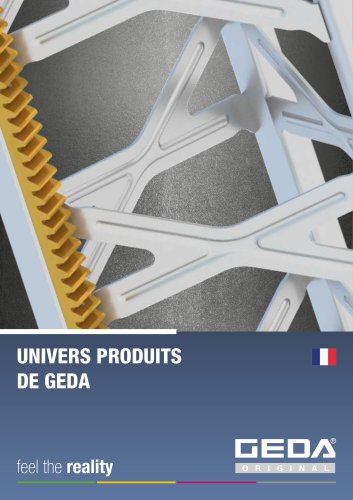 Univers Produits de GEDA