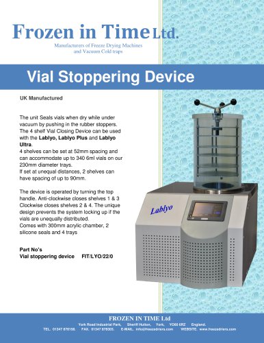 Vial Stoppering Device