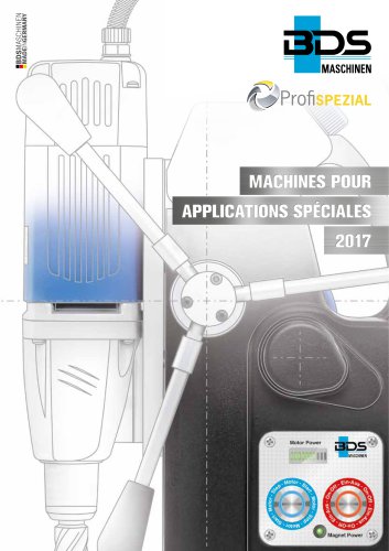 Machines speciales de carottage catalogue 2017