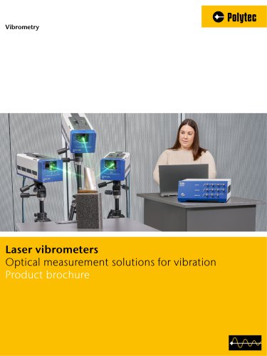 Brochure Laser Doppler Vibrometers | Laser sensors for acoustics, dynamics and vibration measurement