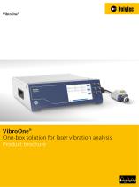 VibroOne | One-box solution for laser vibration analysis