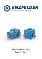 ENZFELDER GmbH Bevel Gear Box Type H and K