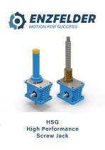 ENZFELDER GmbH High performances Spindle gears Type HSG