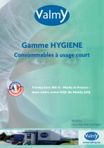 Gamme HYGIENE Consommables à usage court - 1