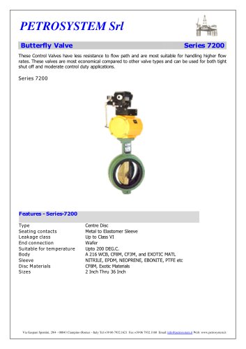 Butterfly Control Valve