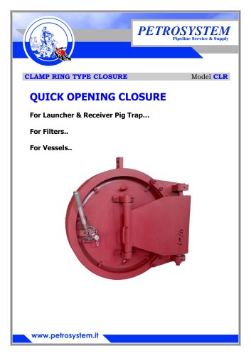 CLAMP RING TYPE CLOSURE