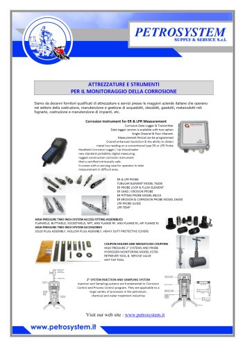 Corrosion Instrument for ER & LPR Measurement