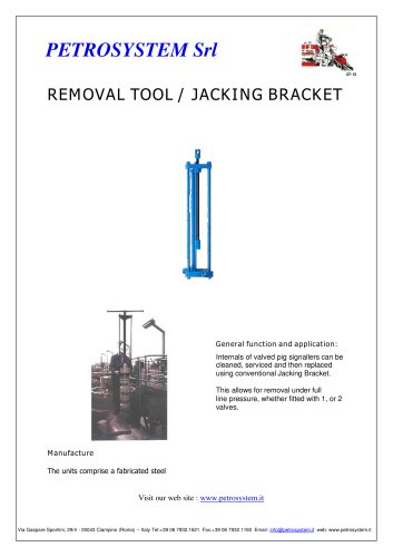 Removal Tool / Jacking Bracket