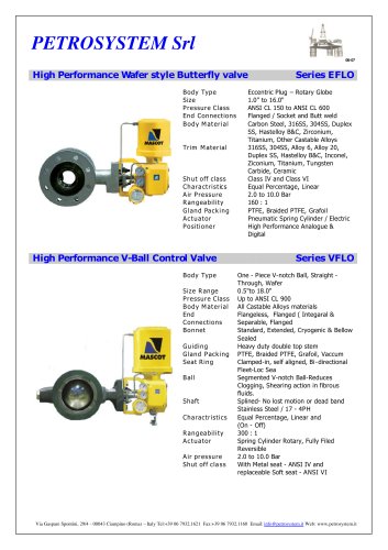 Vee-Notch Ball Valve