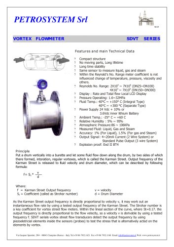 Vortex Flowmeter