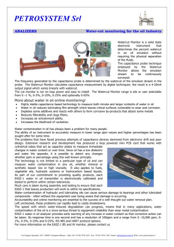 Water cut meter (BSW)