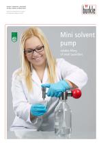 Mini solvent pump