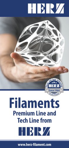 Filaments Premium Line And Tech Line from HERZ