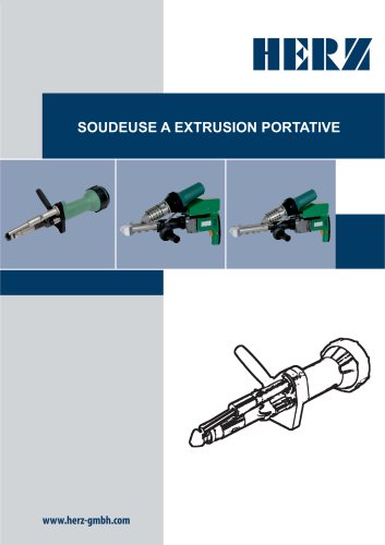 SOUDEUSE A EXTRUSION PORTATIVE