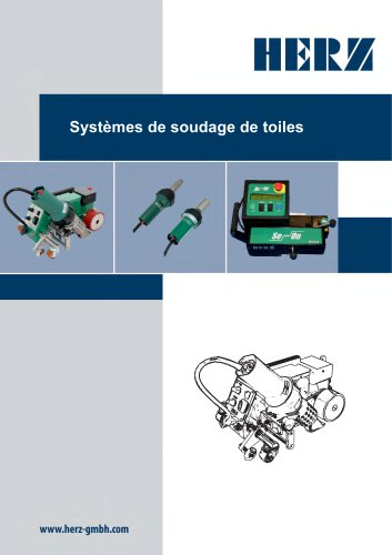 Systèmes de soudage de toiles