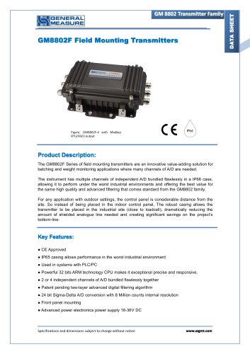 Field mounting transmitters