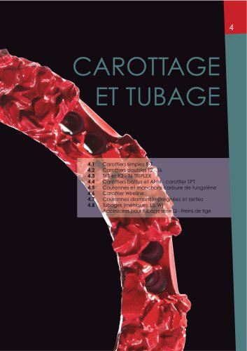 Catalogue Carottage et Tubage