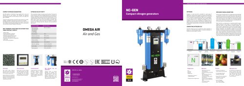 Compact nitrogen generators