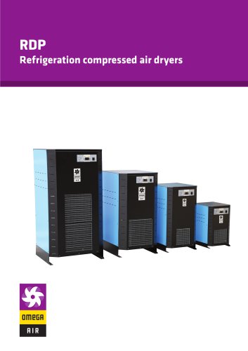 Refrigeration compressed air dryers