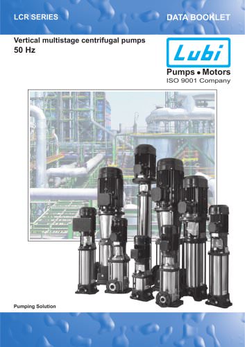 Vertical Multistage Pumps 50 Hz.