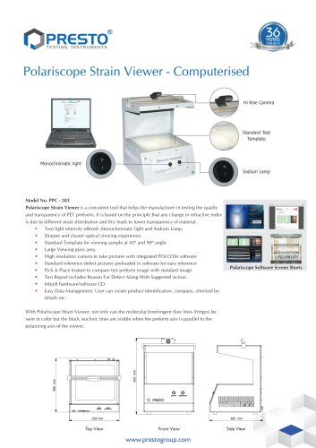 Polariscope Strain Viewer