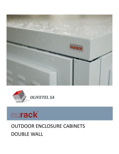 Double Wall Outdoor Enclosure Cabinets