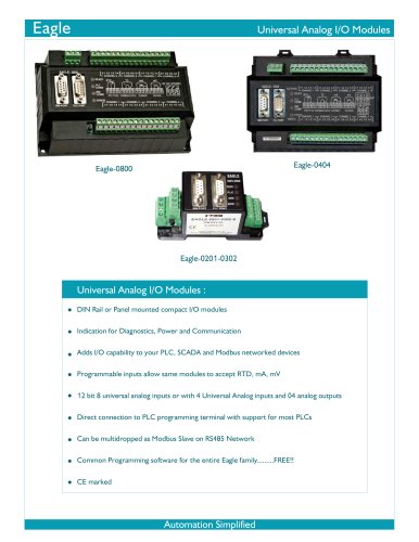   Eagle Analog I/O