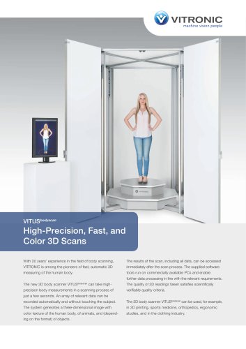 VITUS BODYSCAN - High-Precision-3D-Scans