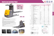 XILIN / Electric Low Level Order Picker / OPL10G OPL12G