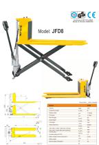 XILIN High lift hand pallet truck (JFD8) for Material Handling