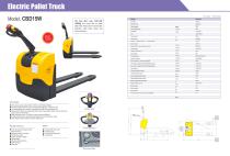 XILIN Mini Electric Pallet Truck (1500 kg | CBD15W) for Material Handling