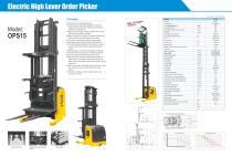 XILIN Order Picker ( High Lift | OPS15) for Warehouse