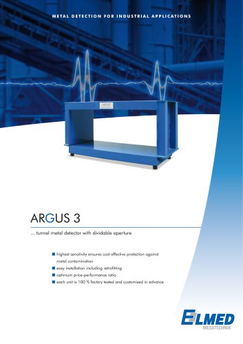 ARGUS 3 - Tunnel Metal Detector System