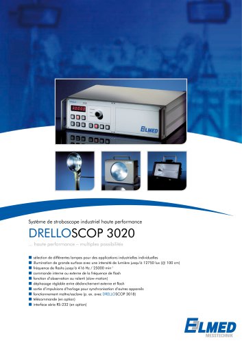 Fiche technique DRELLOSCOP 3020
