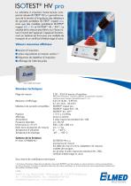 Fiche technique ISOTEST HV pro-2