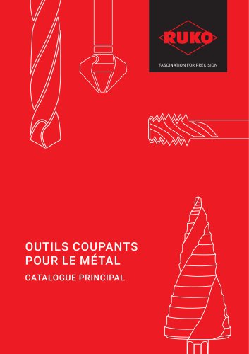 OUTILS COUPANTS POUR LE MÉTAL