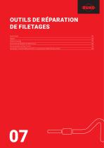 OUTILS DE RÉPARATION DE FILETAGES