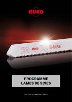 Programme lames de scies