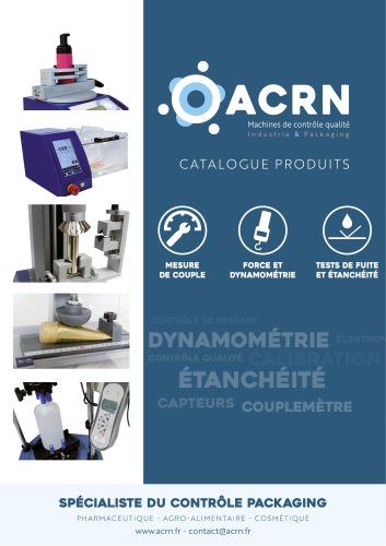 Catalogue produits