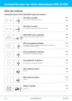 Accessoires pour les vérins mécaniques HSG, KSH, HSGK et DSH - 6