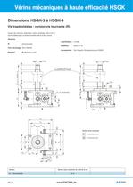 Vérins mécaniques à haute efficacité HSGK - 4