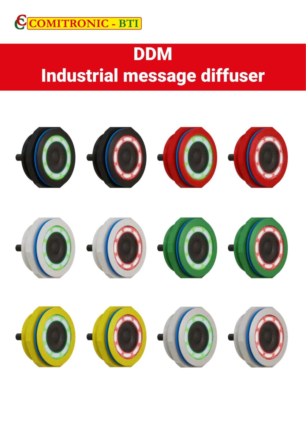DDM Industrial message diffuser - COMITRONIC - BTI