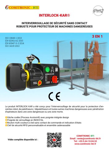 Indicateur de marche/défauts lumineux - Buzzer intégré