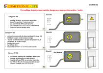 LockGard ® - Interlocking safety device for rotary disconnect switch, power-on device, hazardous machine safeguard with input/output management by special RFID key control up to 16 million codes - 6