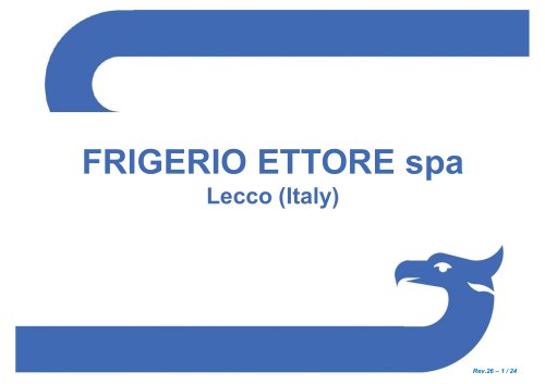 Frigerio Ettore Spa Introduction Rev26